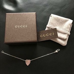 Authentic Gucci Heart Bracelet